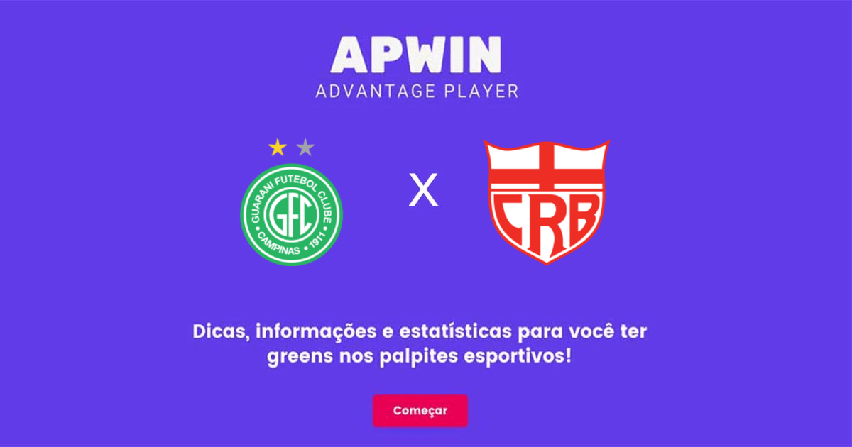 Guarani x CRB Estat&iacute;sticas | 11/10/2022 | APWin
