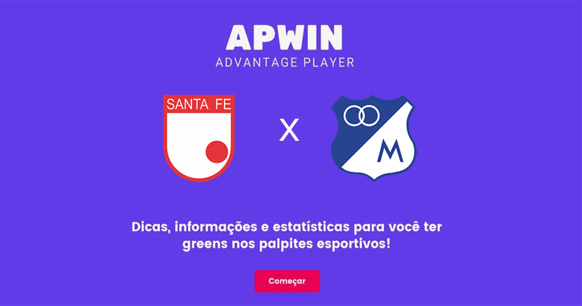 Santa Fe x Millonarios Estat&iacute;sticas | 05/10/2022 | APWin