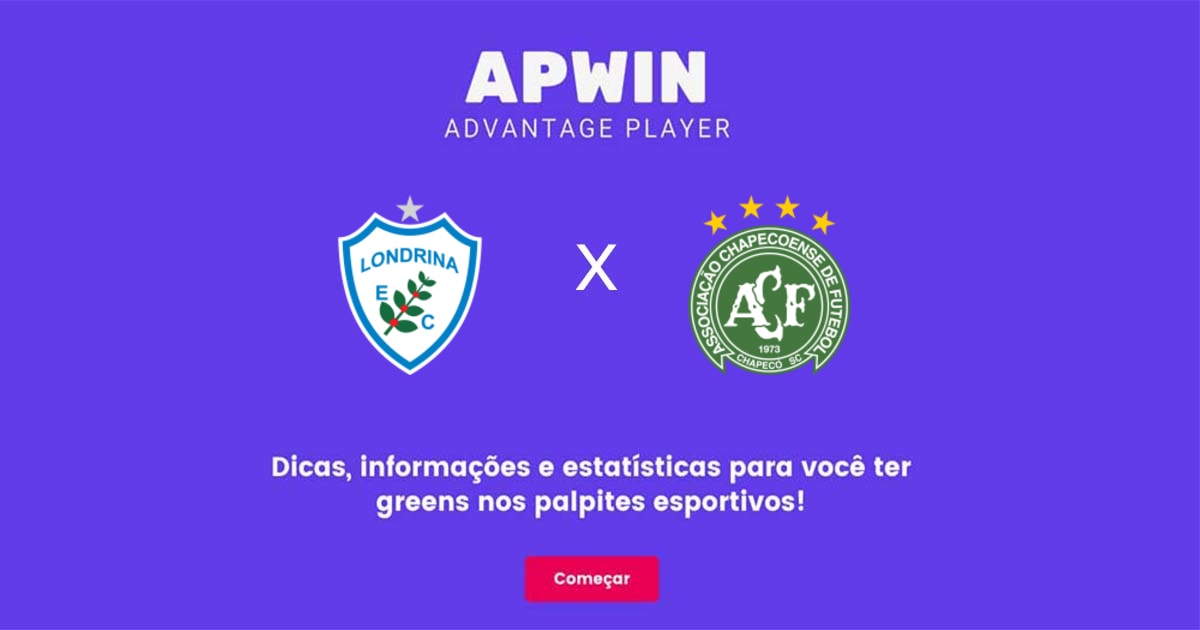 Londrina x Chapecoense Estat&iacute;sticas | 10/09/2022 | APWin