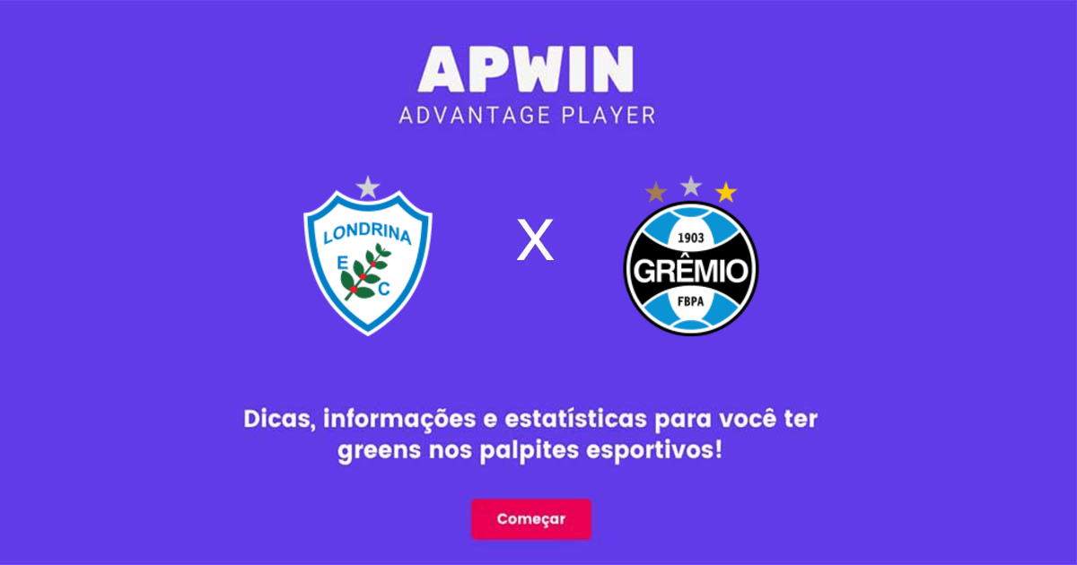 Londrina x Gr&ecirc;mio Estat&iacute;sticas | 08/10/2022 | APWin