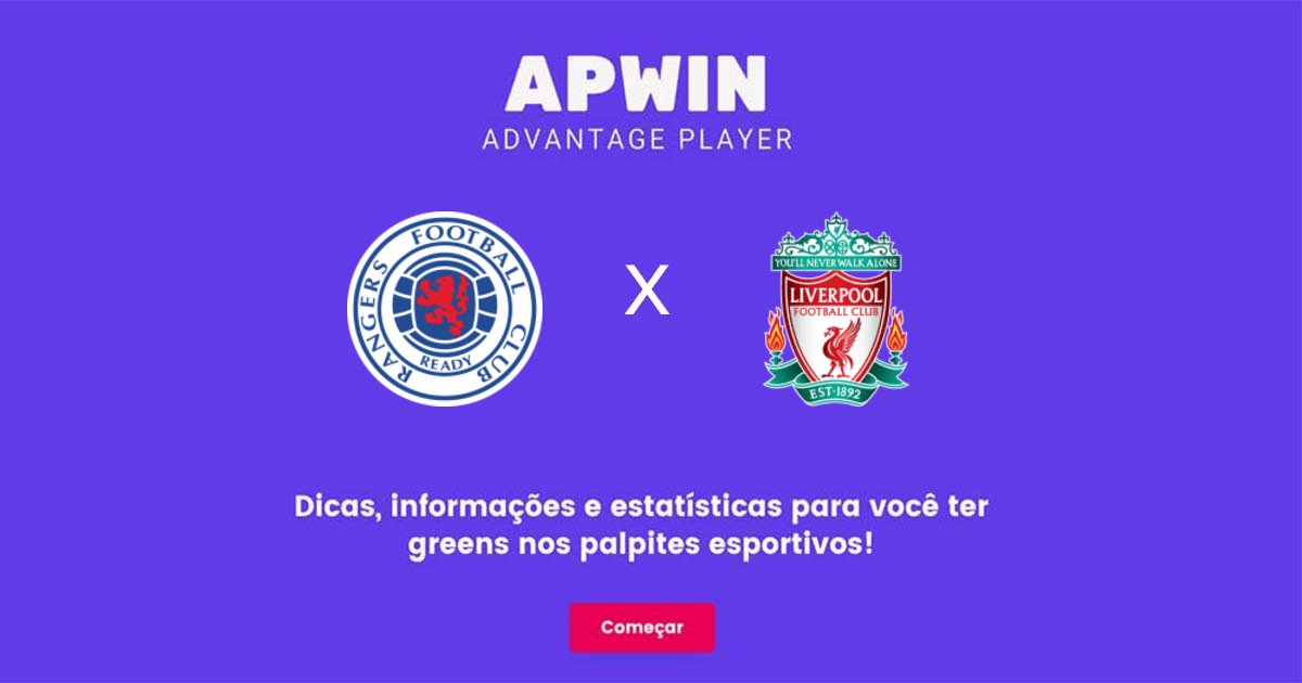 Rangers x Liverpool Estat&iacute;sticas | 12/10/2022 | APWin