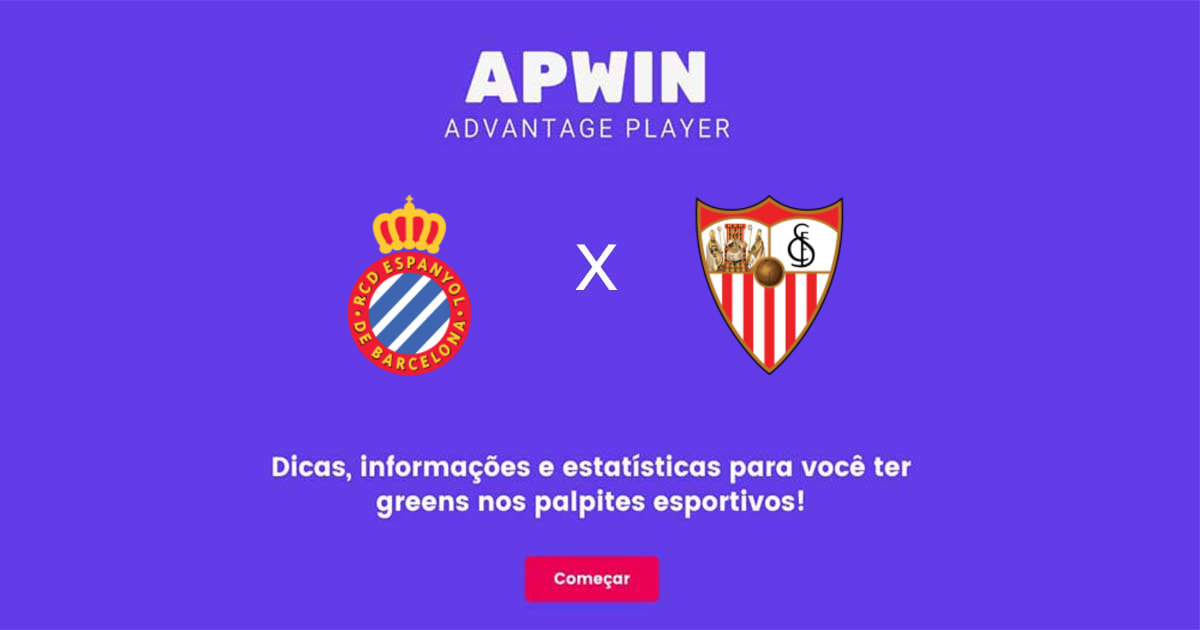RCD Espanyol x Sevilla FC Estat&iacute;sticas | 10/09/2022 | APWin