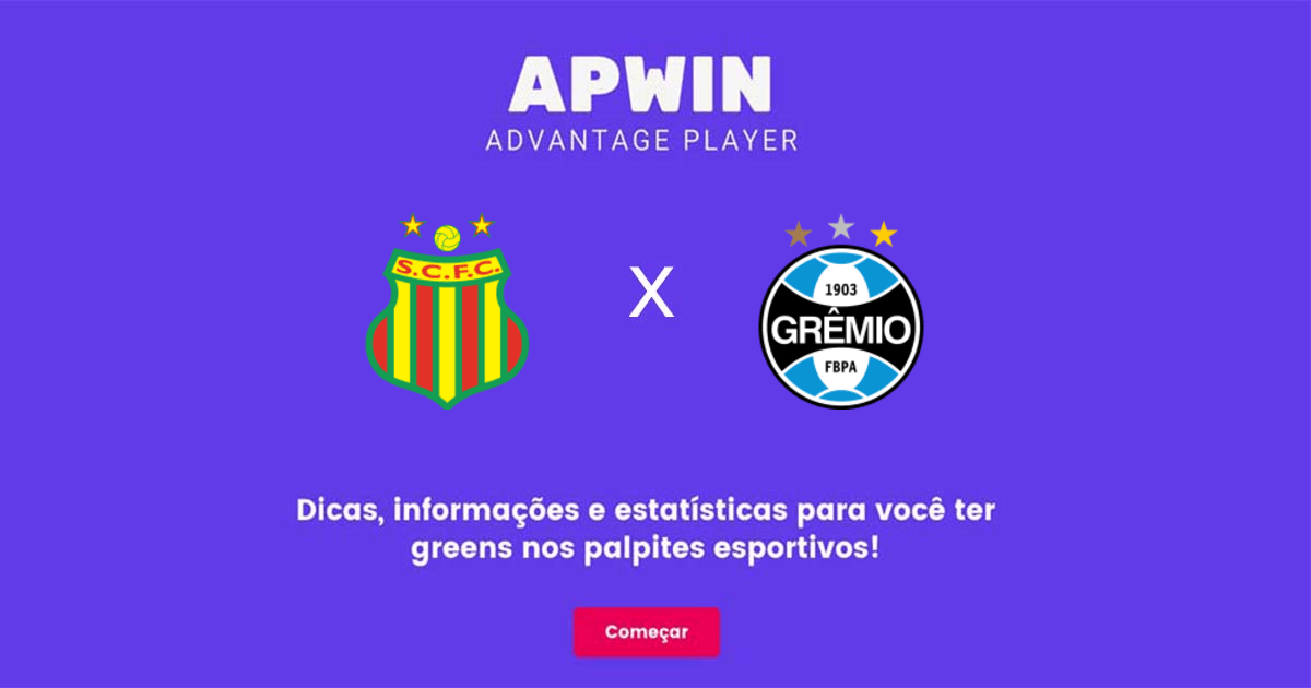 Sampaio Corr&ecirc;a x Gr&ecirc;mio Estat&iacute;sticas | 30/09/2022 | APWin