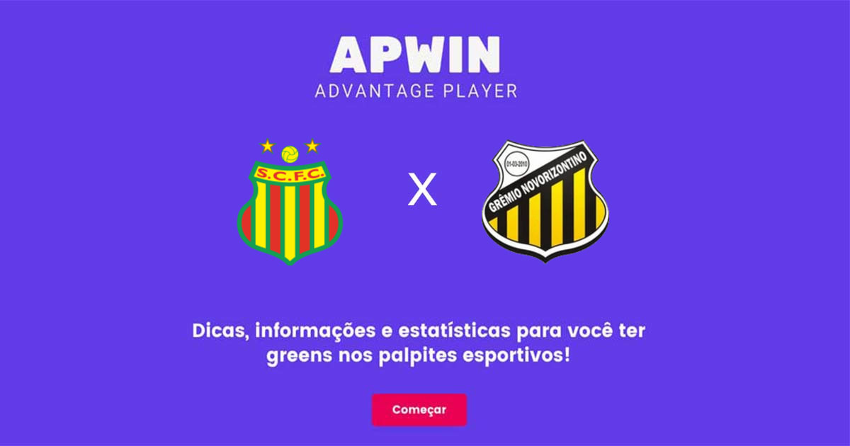 Sampaio Corr&ecirc;a x Novorizontino Estat&iacute;sticas | 07/09/2022 | APWin