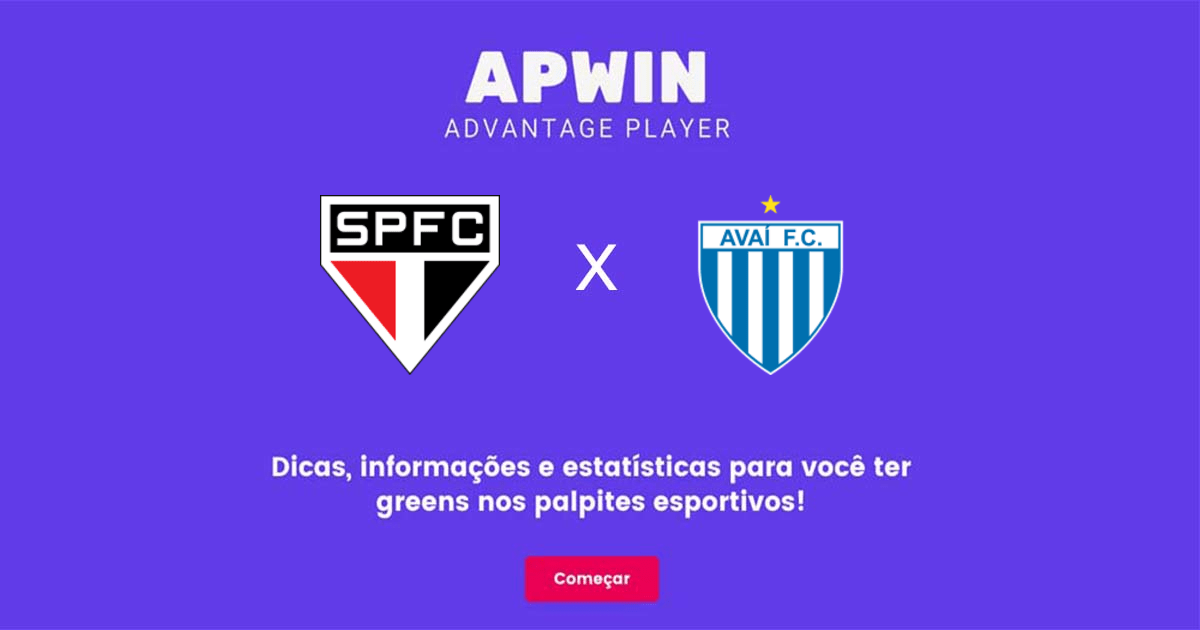 S&atilde;o Paulo x Ava&iacute; Estat&iacute;sticas | 25/09/2022 | APWin