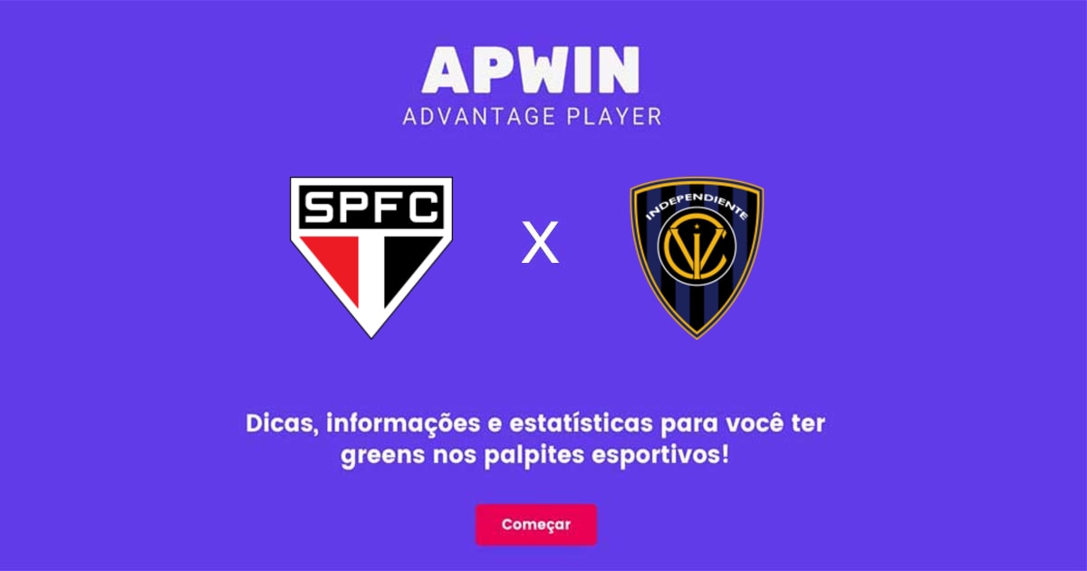 S&atilde;o Paulo x CSD Independiente del Valle Estat&iacute;sticas | 01/10/2022 | APWin