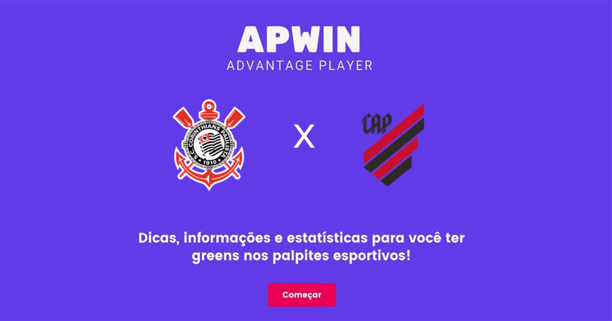 Corinthians x Athletico PR Estat&iacute;sticas | 08/10/2022 | APWin