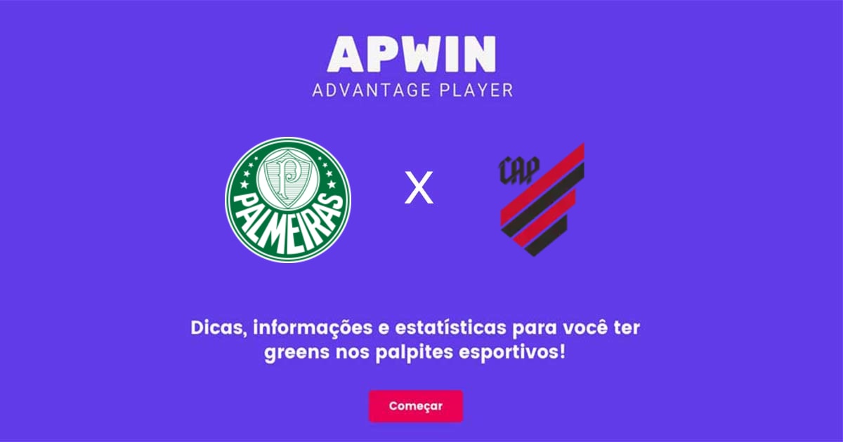 Palmeiras x Athletico PR Estatísticas | 06/09/2022 | APWin