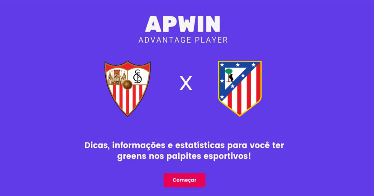 Sevilla FC x Atl&eacute;tico Madrid Estat&iacute;sticas | 01/10/2022 | APWin