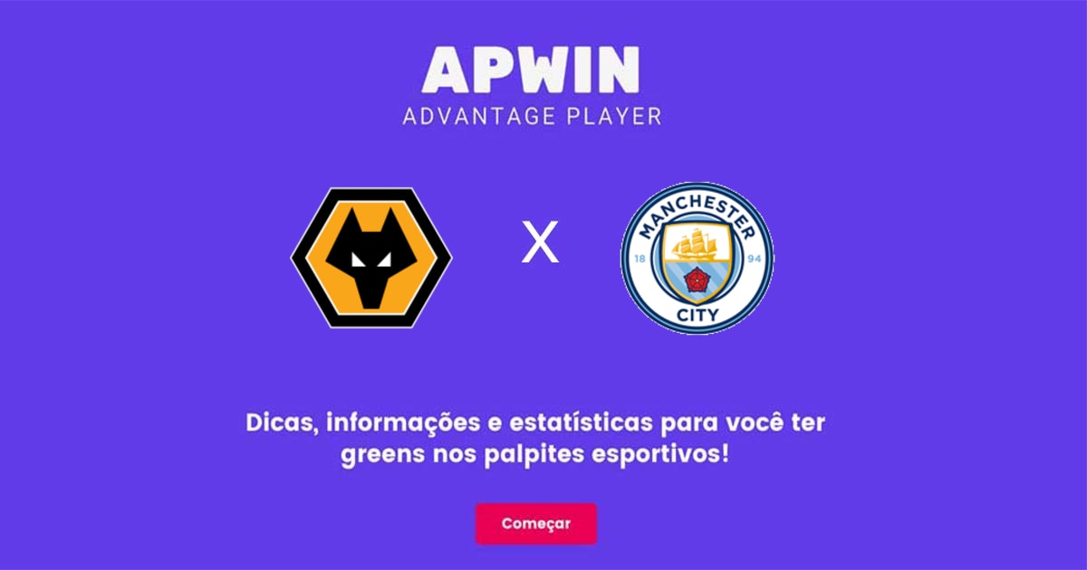 Wolverhampton Wanderers x Manchester City Estatísticas | 17/09/2022 | APWin