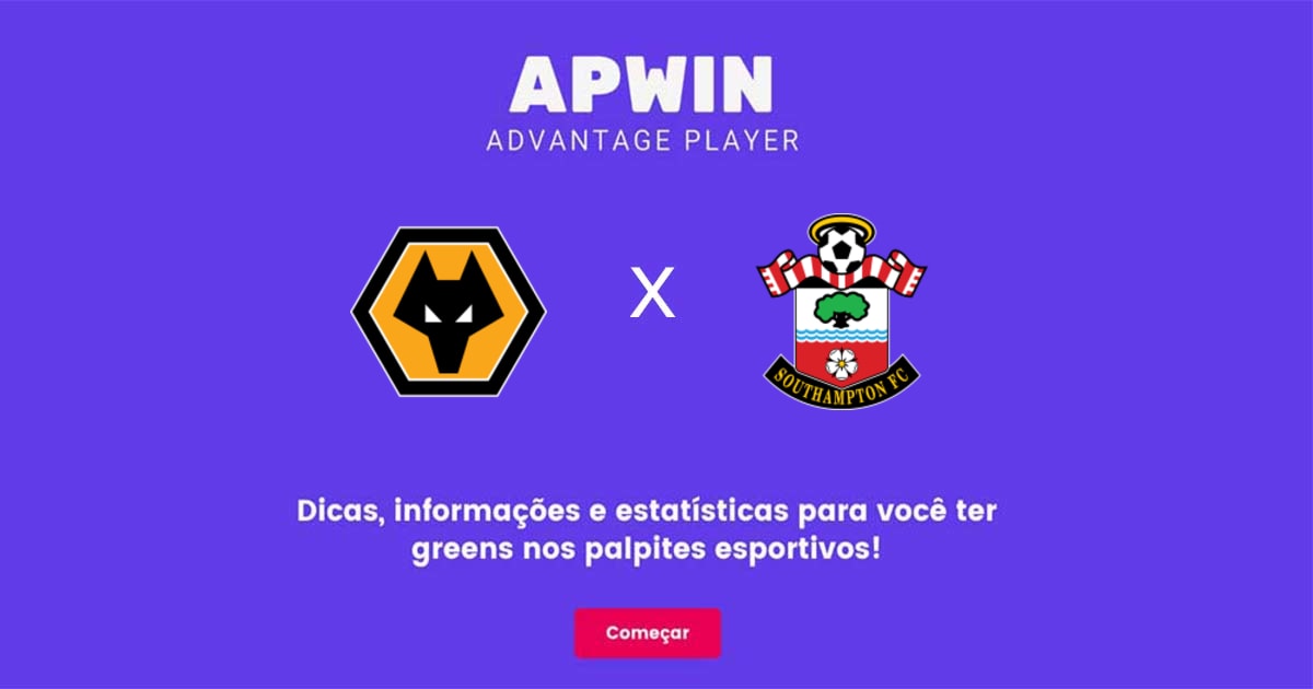 Wolverhampton Wanderers x Southampton Estatísticas | 03/09/2022 | APWin