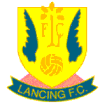 Lancing logo de equipe logo