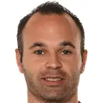 Andrés Iniestadisparo a la cabeza