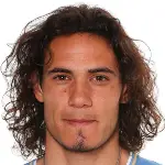 Edinson Cavani foto de rosto