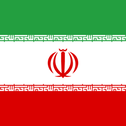 Iran bandera del país 