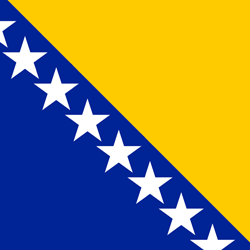 bosnia-and-herzegovina country flag