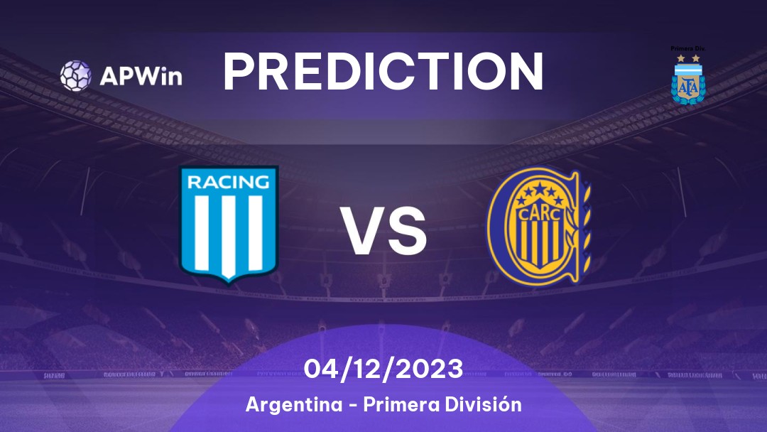 Predictions and tips for Racing Racing Club v.s Rosario Central