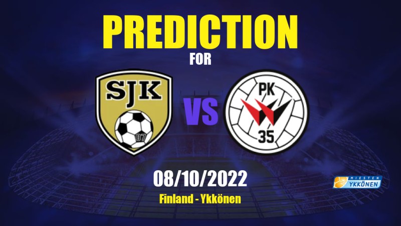 Prediction Sjk Akatemia Vs Pk 35 08 10 22 Finland Ykkonen Apwin