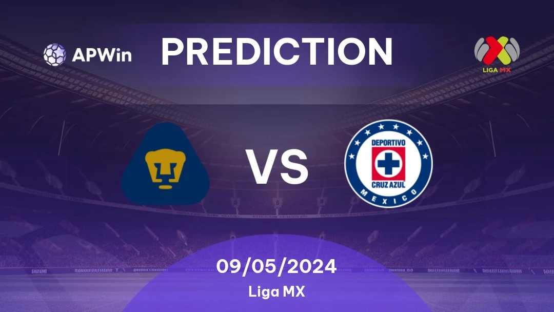 Prediction Pumas UNAM vs Cruz Azul Liga MX 2024/25