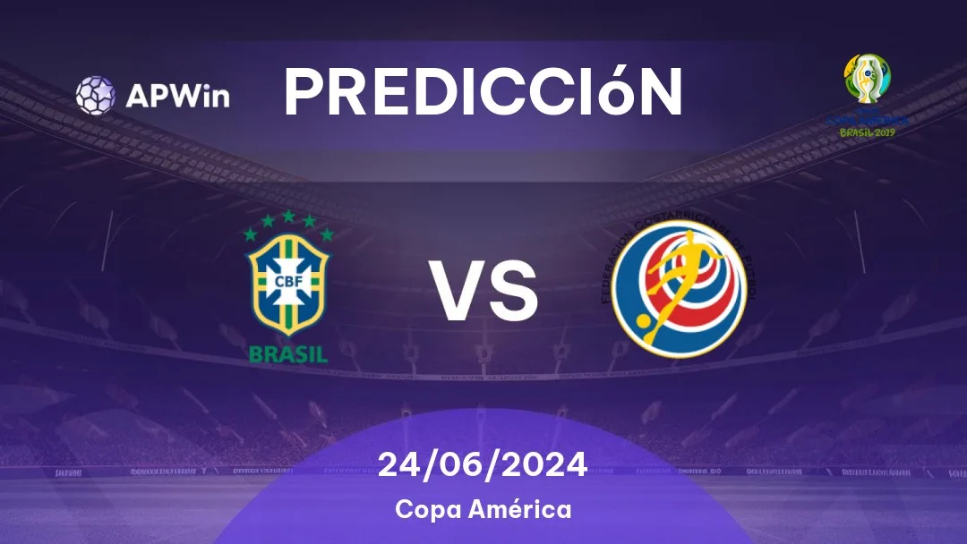 Pronóstico Brasil Vs Costa Rica Copa América 2024 