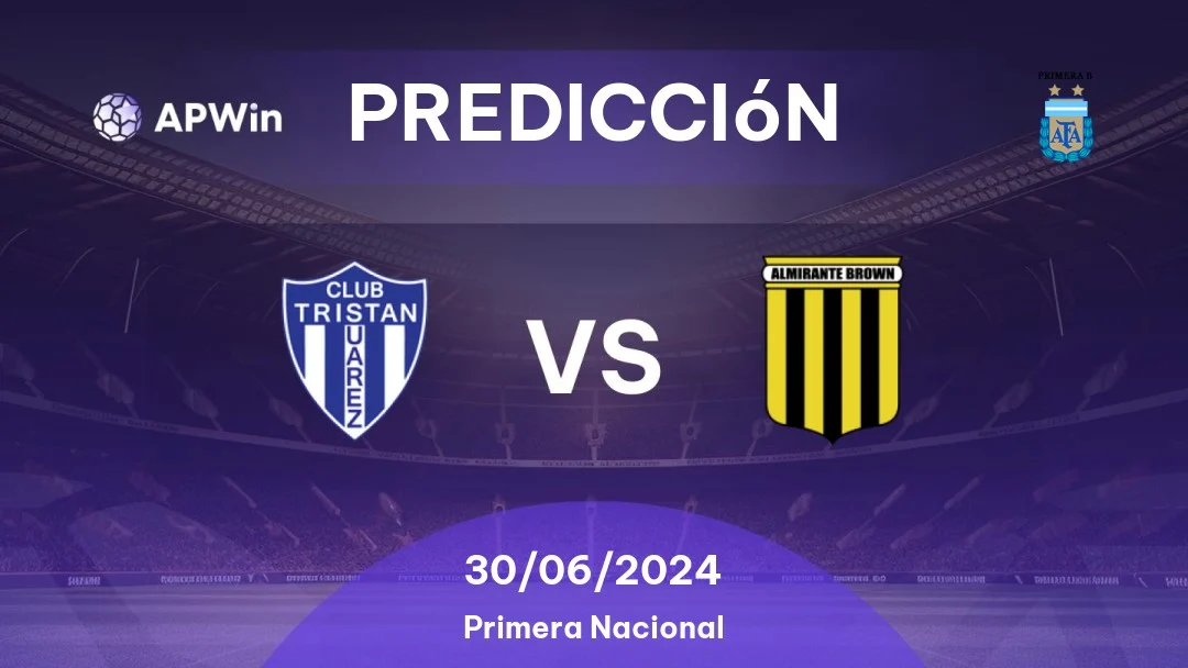 Pronóstico Tristán Suárez Vs Almirante Brown Primera Nacional 2024 4762