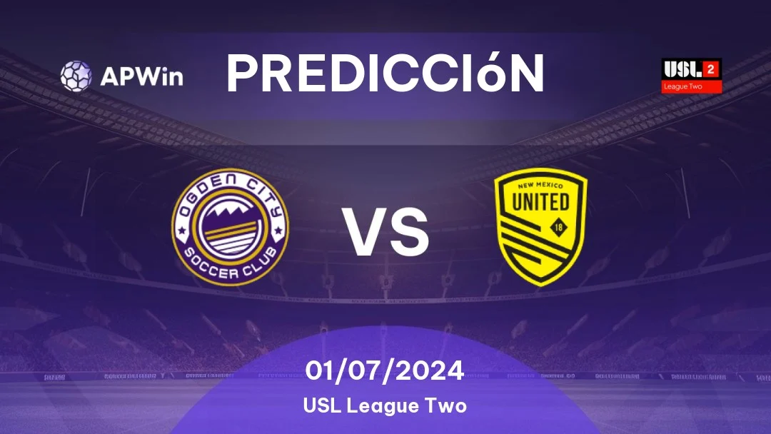 Pronóstico Ogden City vs New Mexico United II USL League Two 2024