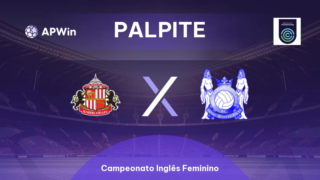 Sunderland Feminino x Birmingham Feminino Thumbnail