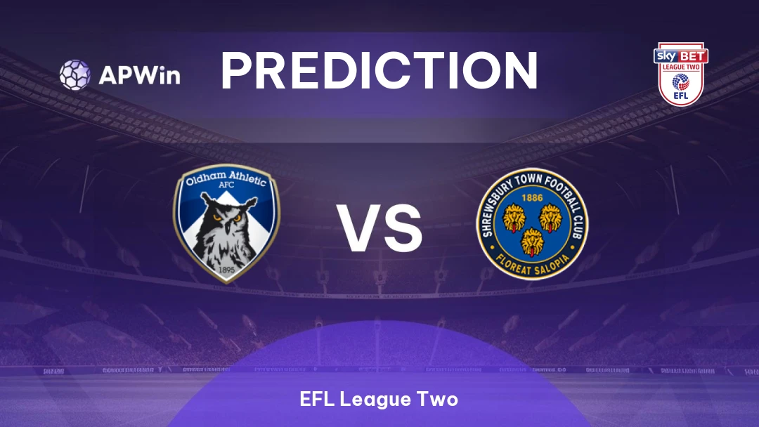 Oldham Athletic vs Shrewsbury Town Thumbnail