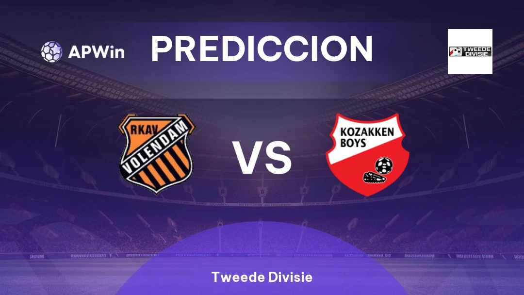 RKAV Volendam vs Kozakken Boys Thumbnail