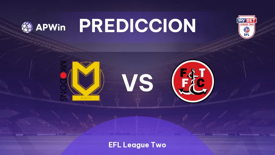 Milton Keynes Dons vs Fleetwood Town Thumbnail