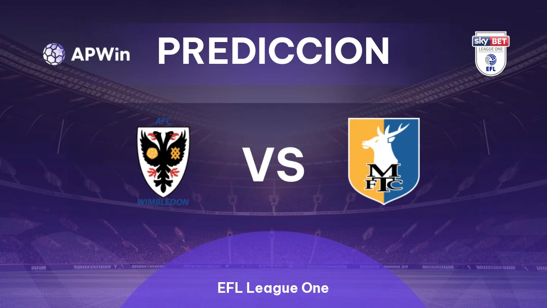 AFC Wimbledon vs Mansfield Town Thumbnail