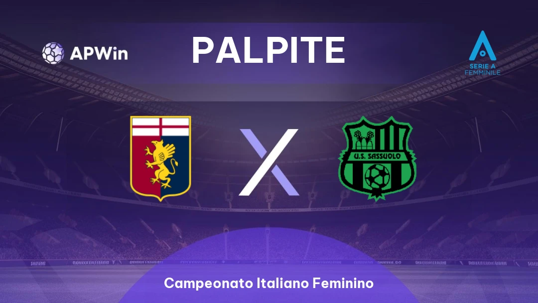Genoa Feminino x Sassuolo Feminino Thumbnail