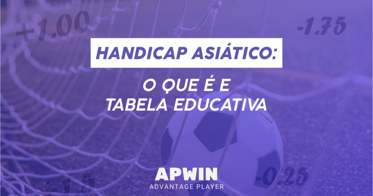 Handicap Asiático: o que é e tabela de handicap | APWin