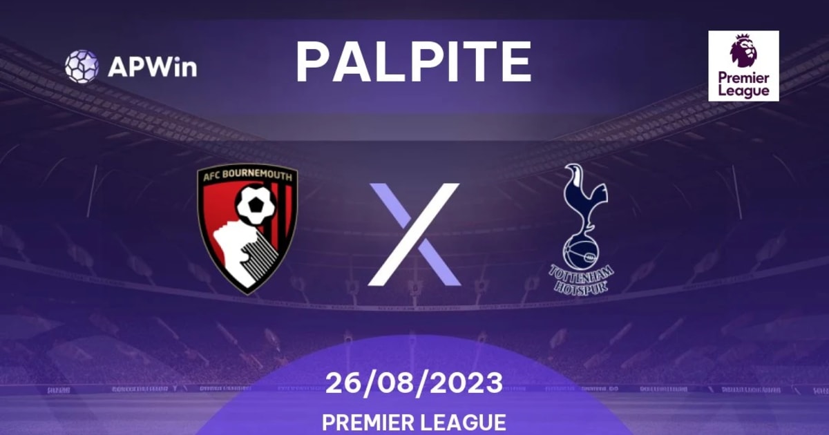 Bournemouth x Tottenham: onde assistir ao vivo, horário, provável