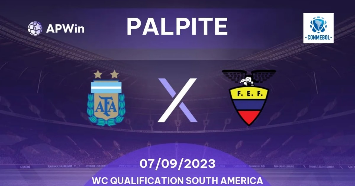 Argentina x Equador: onde assistir ao vivo o jogo hoje (07/09) pelas  eliminatórias da Copa do Mundo, Futebol