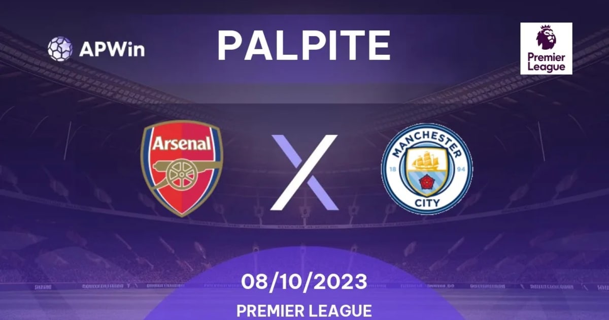 Palpite: Arsenal x Manchester City - Premier League - 08/10/2023