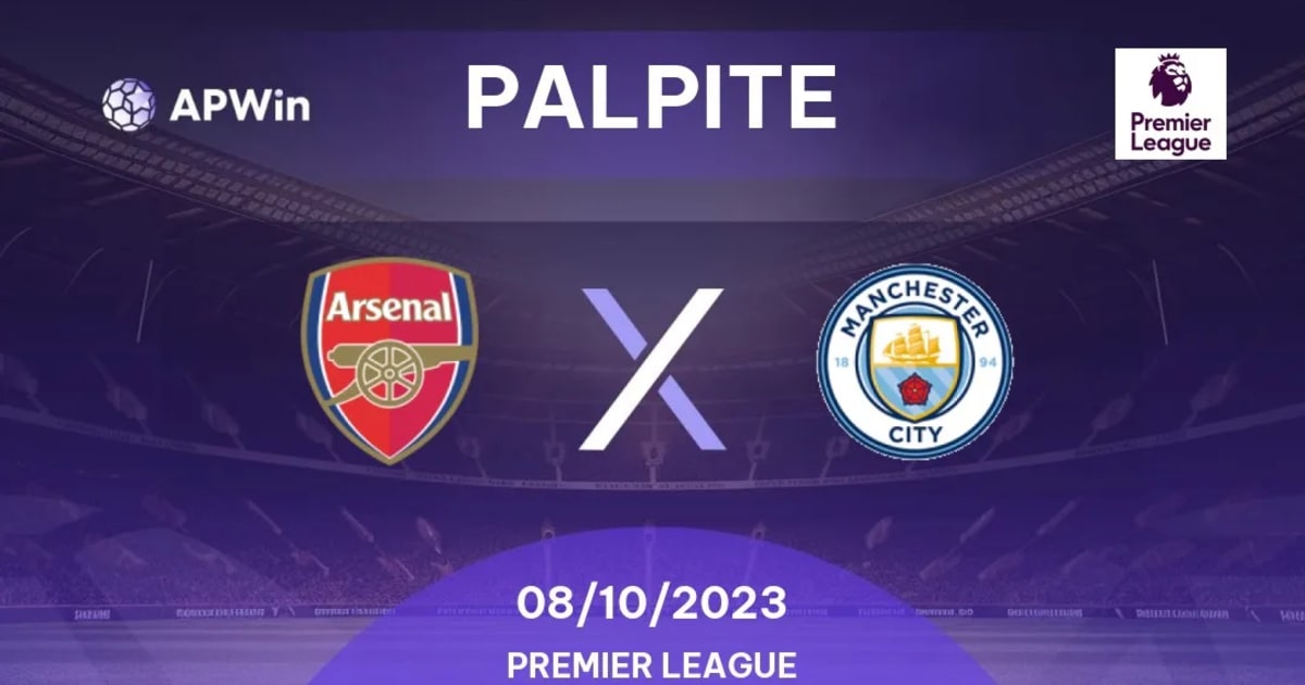 Aposta de hoje (26/04): Manchester City x Arsenal - Premier League