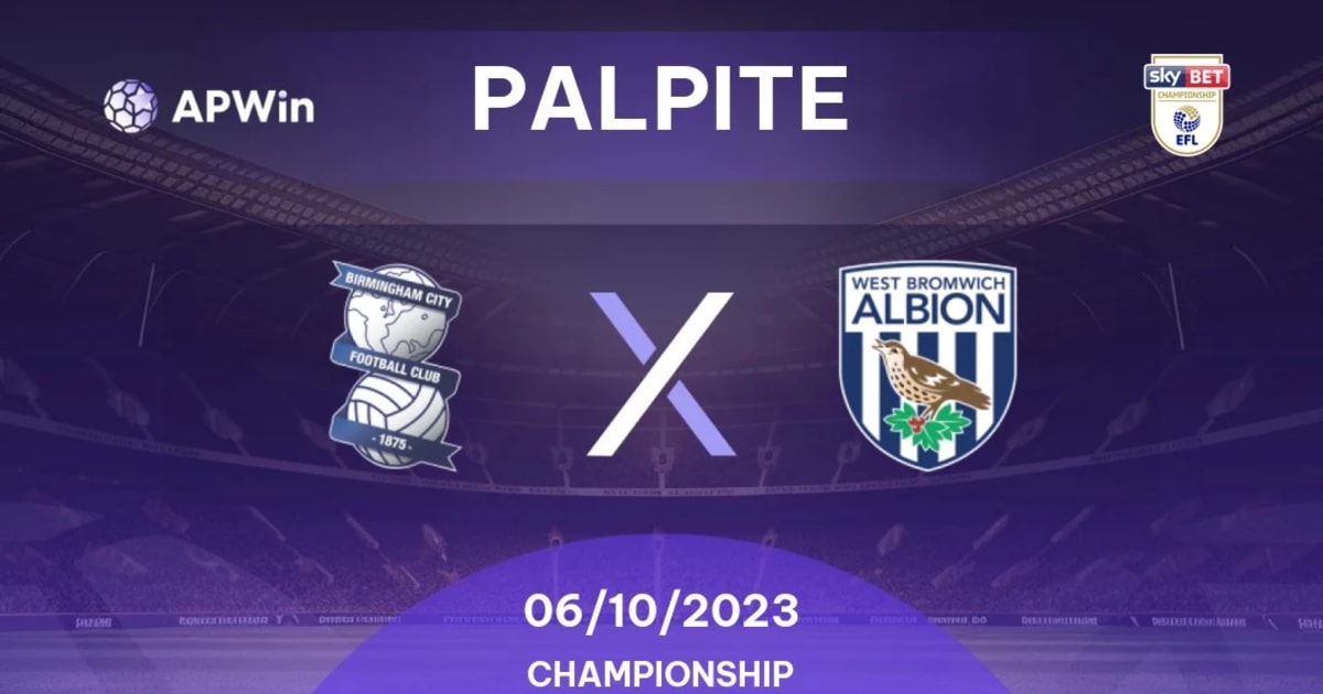 Palpite: West Bromwich x Millwall – EFL Championship (2ª Divisão do Inglês)  – 23/9/2023