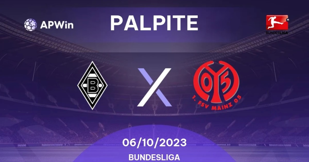 Palpite, Prognóstico e Odds para Mainz x Gladbach - 05/11