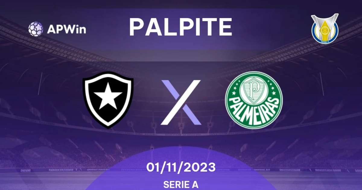 Botafogo x Palmeiras: informações, estatísticas e curiosidades – Palmeiras