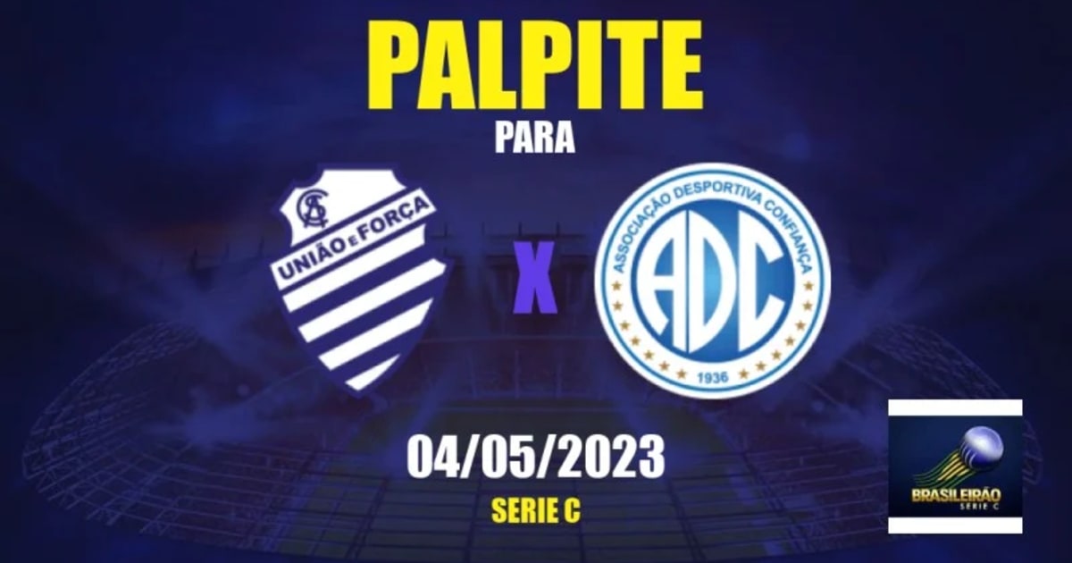 Palpite: Confiança x as - Série C - 04/06/2023