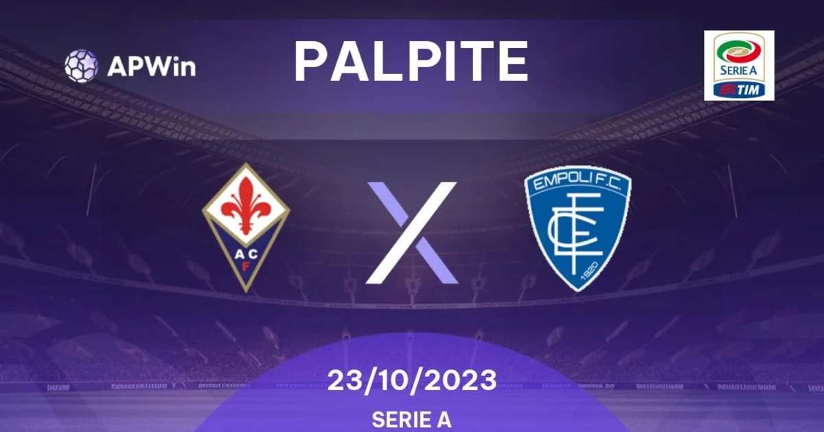 Fiorentina - Empoli placar ao vivo, H2H e escalações