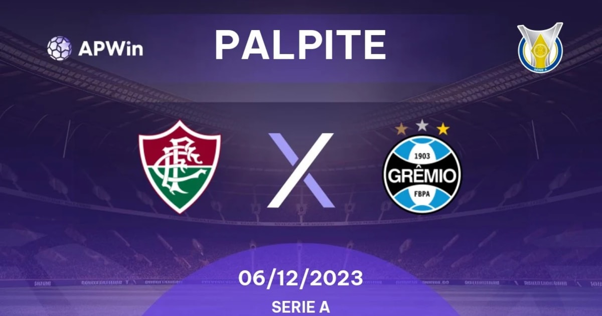 Fluminense x Grêmio FBPA ao vivo agora 7 dezembro 2023 Hoje, PTC