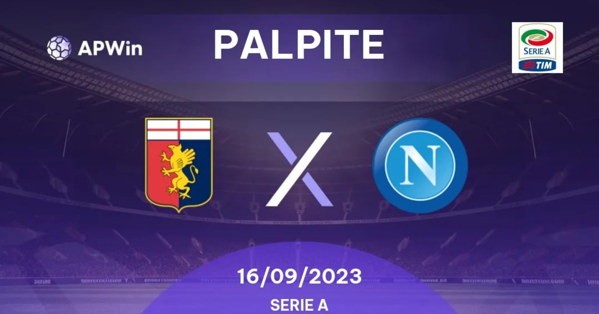 Genoa x Napoli 16/09/2023 – Palpite dos Jogo, Football