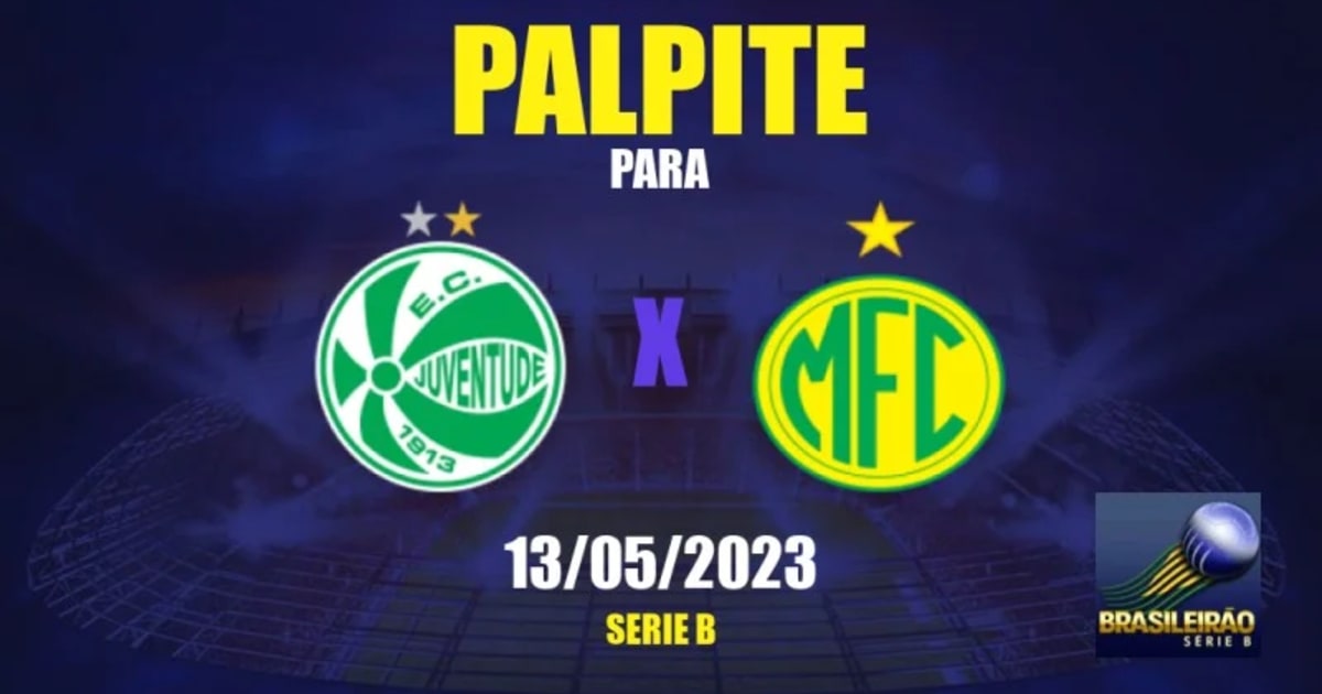 Palpite: Juventude x Mirassol - Série B - 13/05/2023