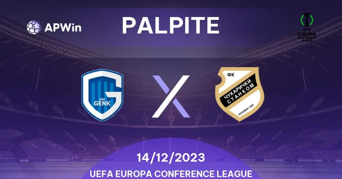 Palpite: Cukaricki x Genk – Liga da Conferência Europeia – 5/10/2023