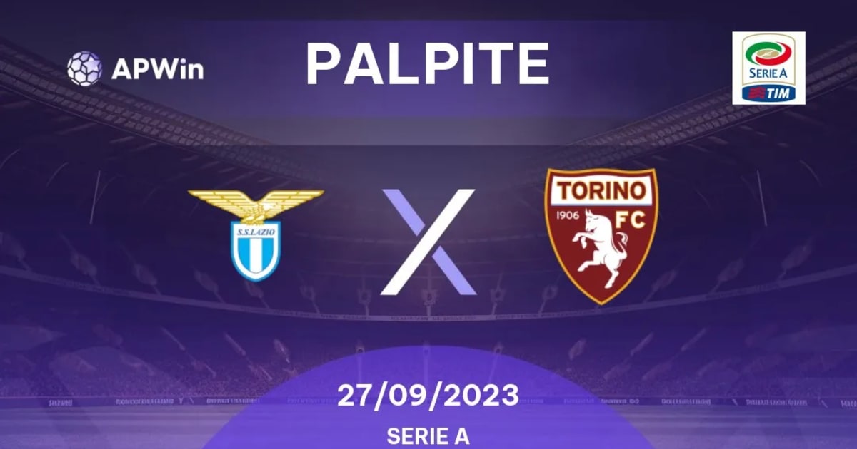 Palpite: Lazio x Torino - Campeonato Italiano - 27/09/2023