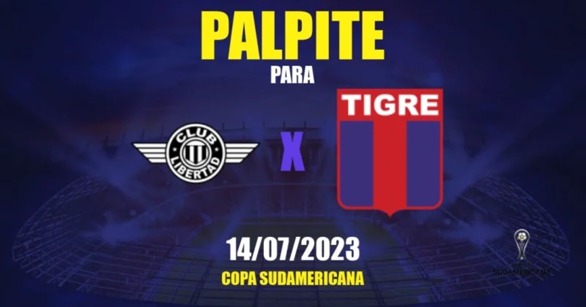 Tigre x Libertad - Palpite da Copa Sul-Americana 2023 - 20/07