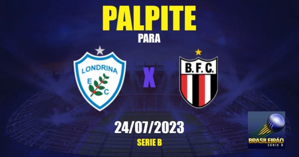 Botafogo-SP x Londrina: onde assistir, palpites e escalações – Série B –  25/11/2023