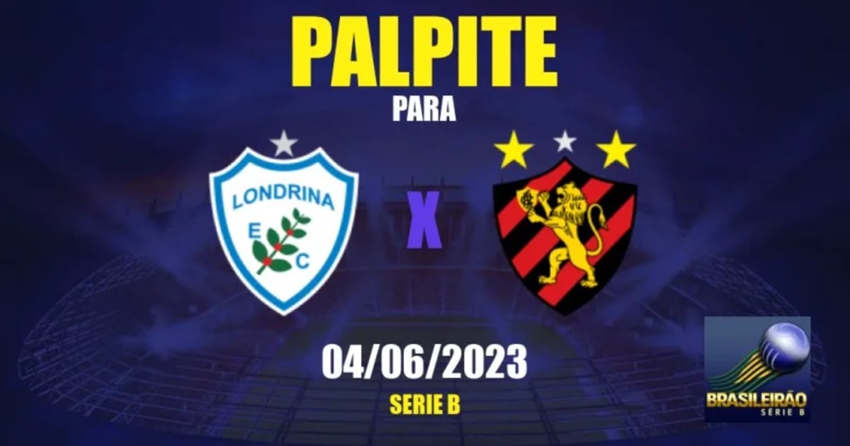 SÉRIE B - LONDRINA 1 X 2 SPORT - 45 MINUTOS 